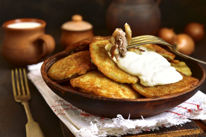Драники с мясным фаршем рецепт