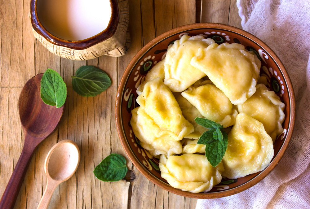 Вареники с чечевицей и грибами рецепт