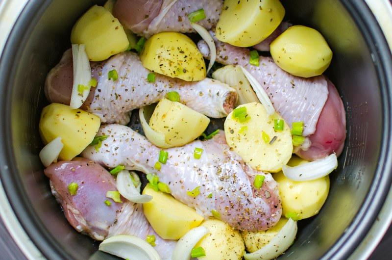 Жареная курица в мультиварке