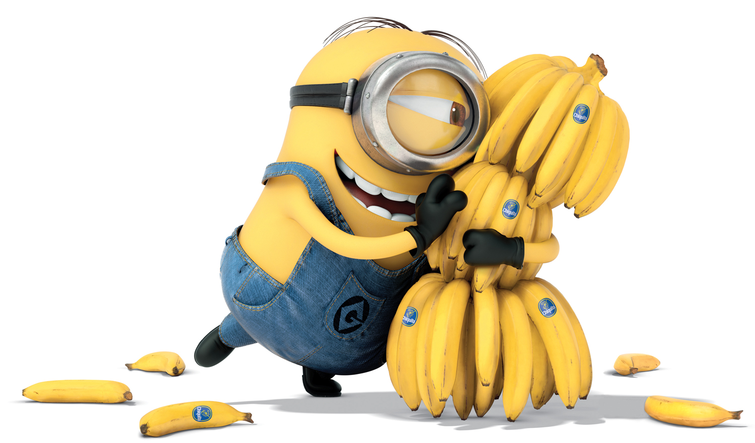 Банан велик, а кожура еще больше.