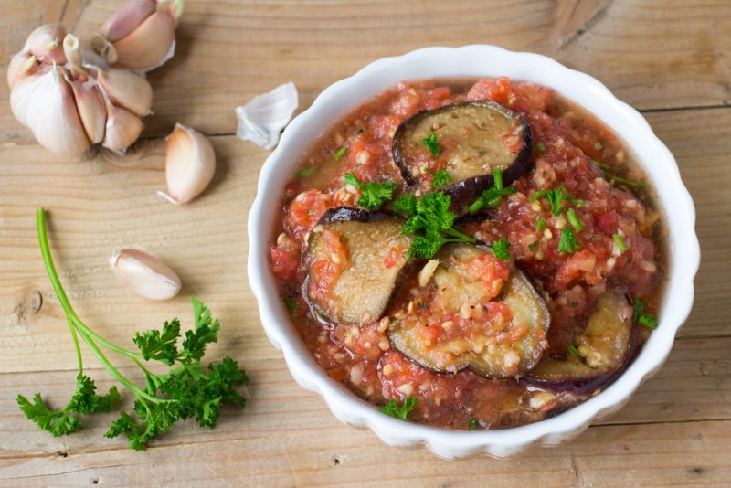 Баклажаны с аджикой рецепт