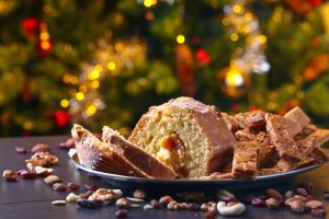 Рождественский кекс с орехами