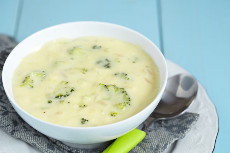 Сырный суп с брокколи: рецепт