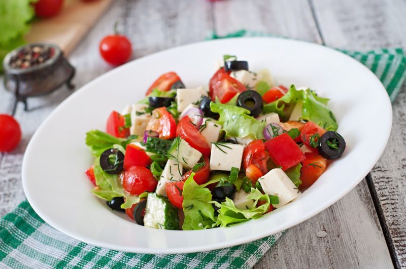 Греческий салат рецепт