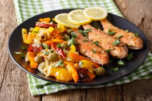 Рыба с овощами: рецепт приготовления