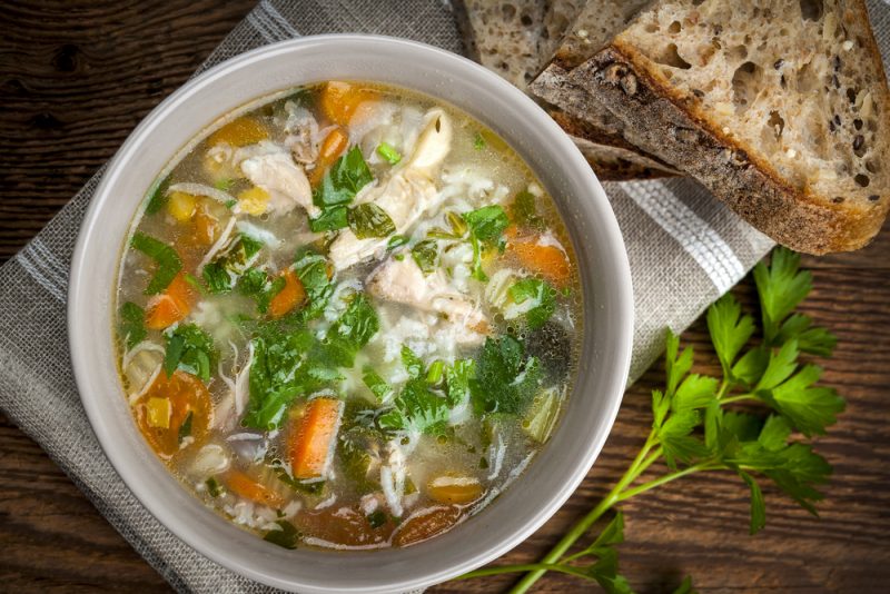 Диетический рисовый суп: рецепт с фото пошагово