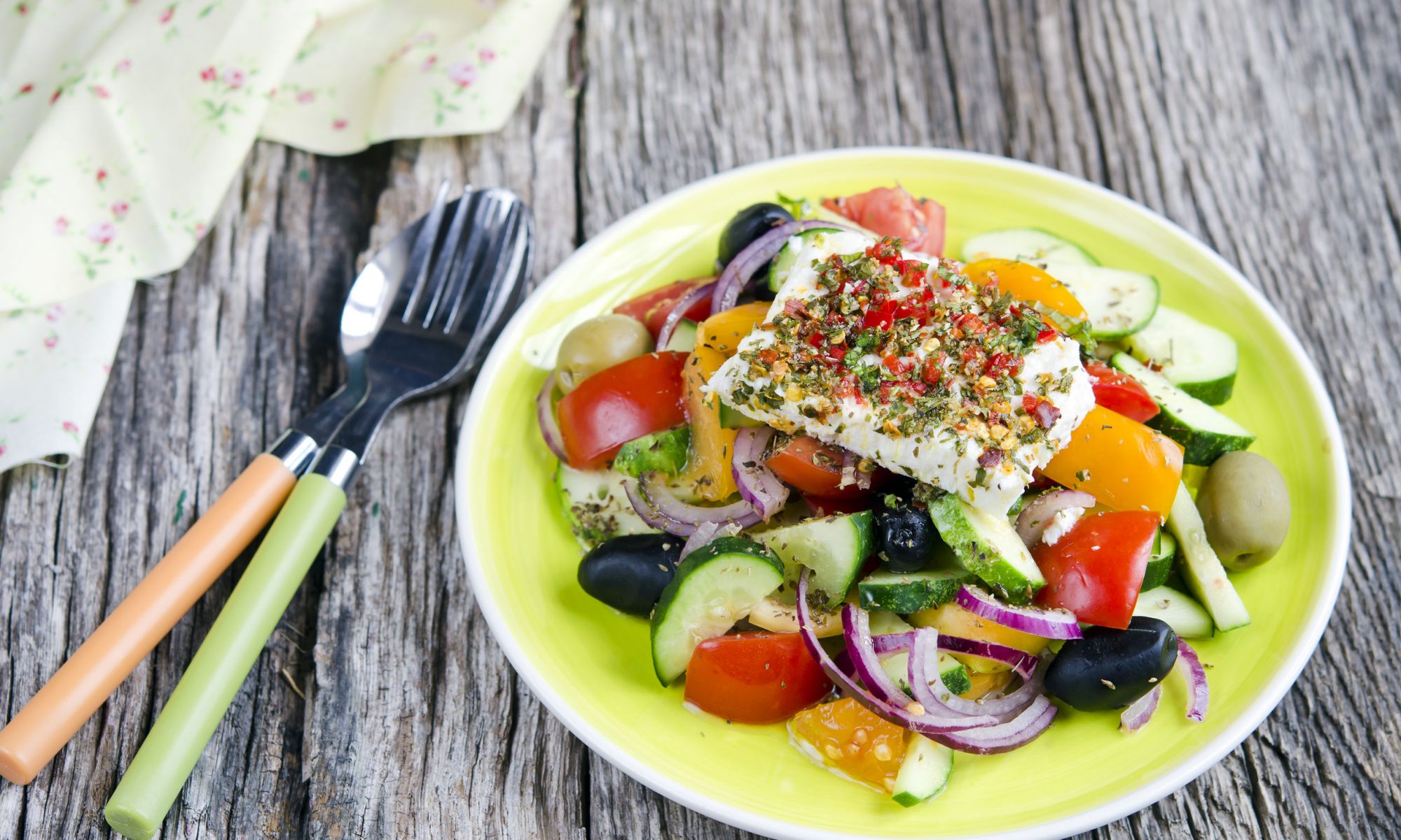 Греческий салат: рецепт приготовления
