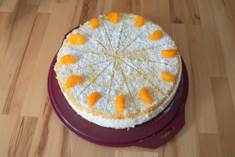 Апельсиновый торт песочный