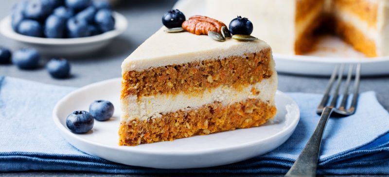 Homemade carrot cake