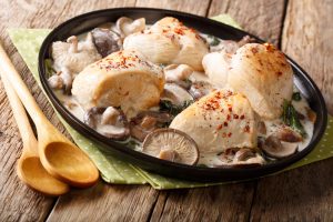 Рецепты курицы с грибами в сливочном соусе