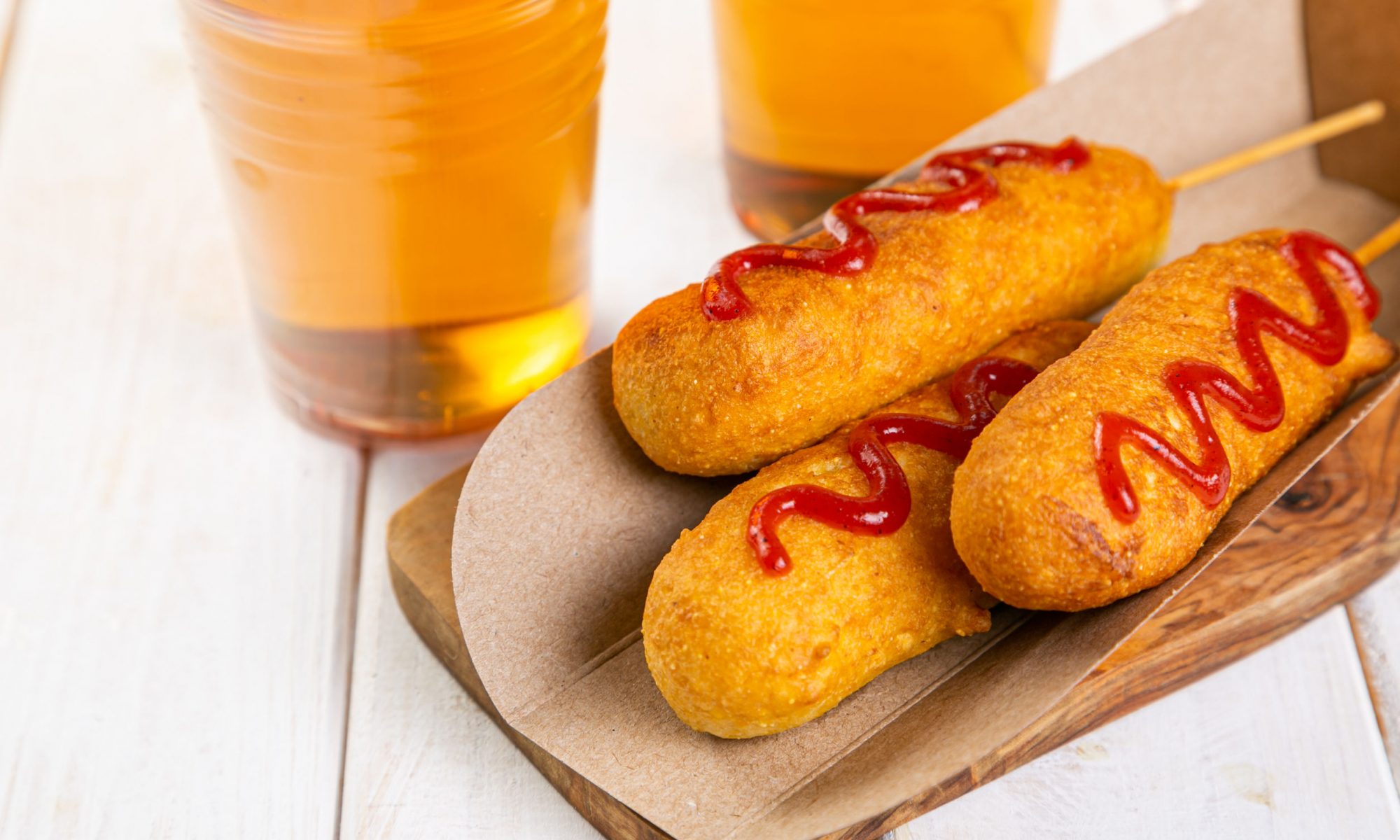 Корн-доги в пивном кляре