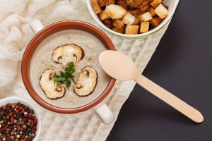 Крем-суп из грибов со сливками