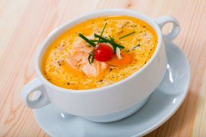 Суп из сёмги: готовим вместе