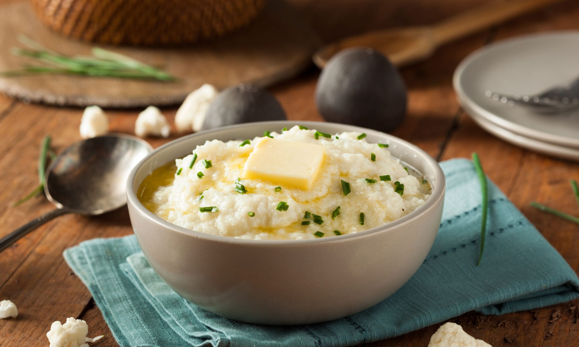 Картофельное пюре с лимоном и каперсами