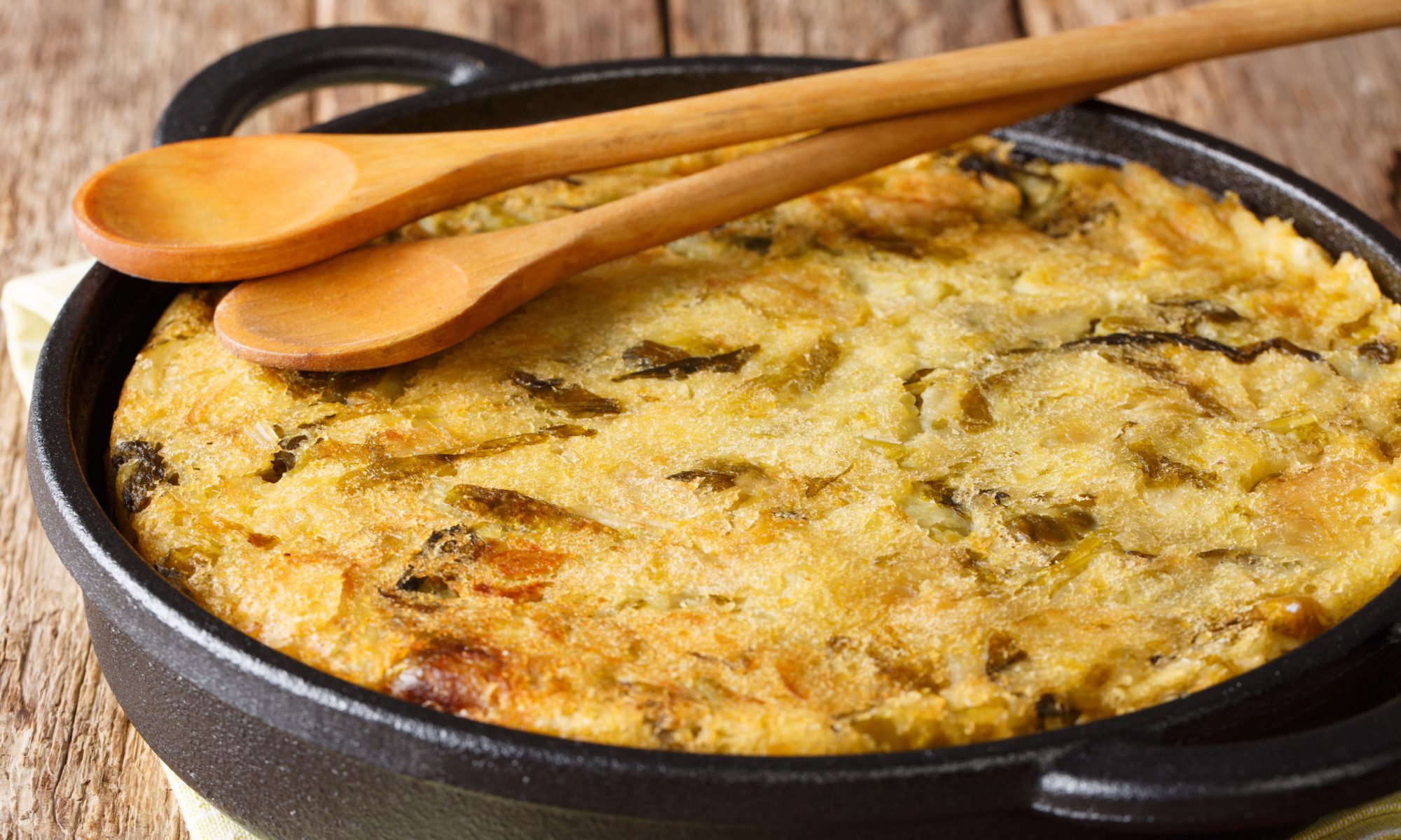 Гратен из цветной капусты и брокколи