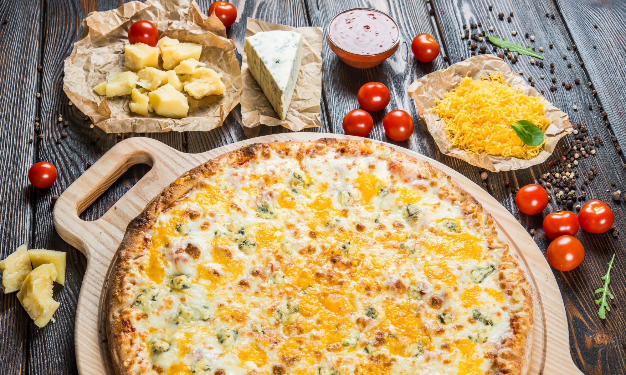 Простой проверенный рецепт пиццы три сыра