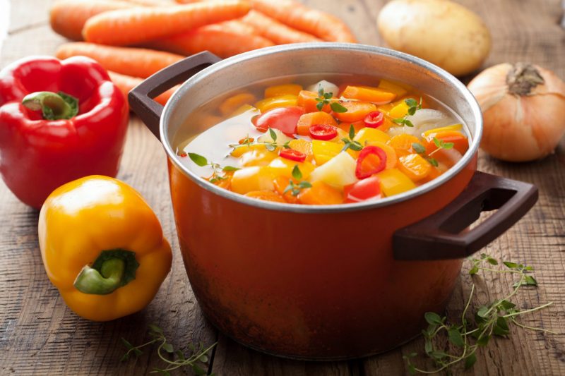 Рецепт вкусного диетического овощного супа