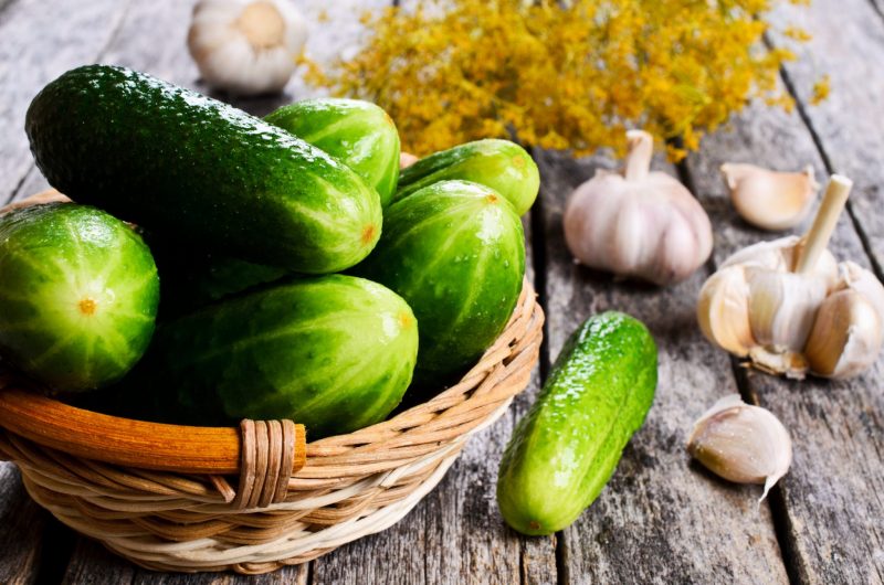 Огурцы, маринованные в виноградном соке