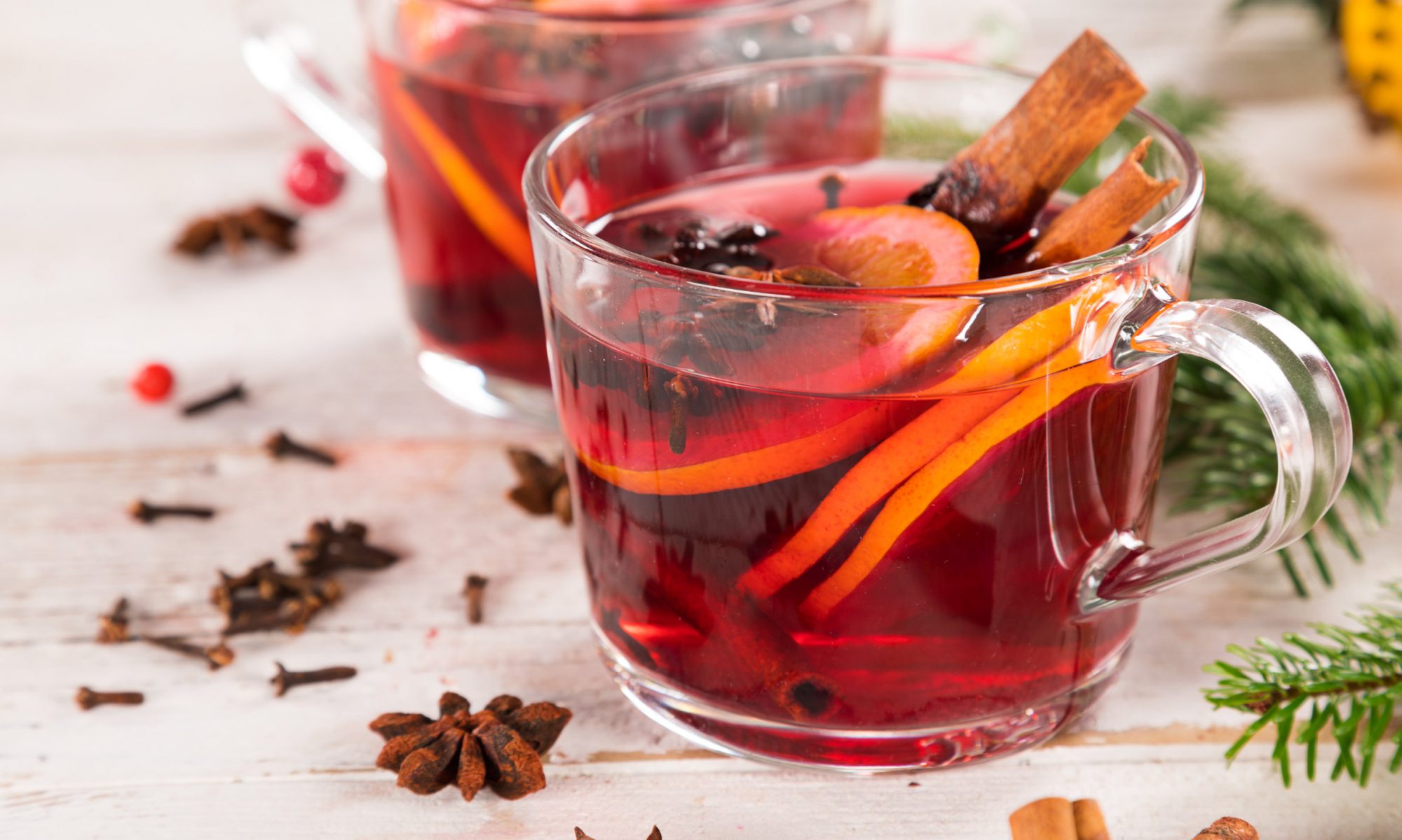 Безалкогольный глинтвейн с грушей