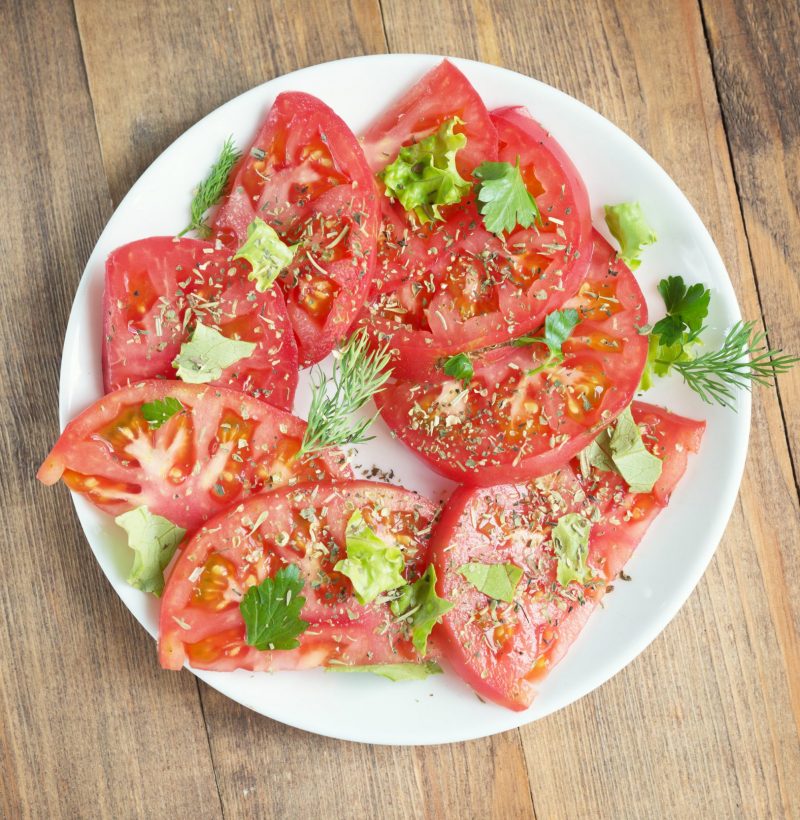 Ароматные помидоры по-корейски быстрого приготовления