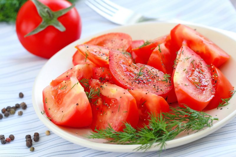 Ароматные помидоры по-корейски быстрого приготовления
