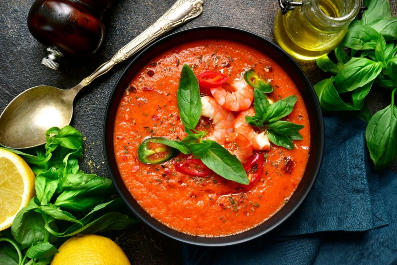 Секреты приготовления холодного томатного супа
