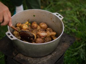 Казан кебаб из курицы