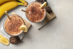Пряно-банановый молочный коктейль