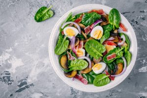 Легкий салат без мяса
