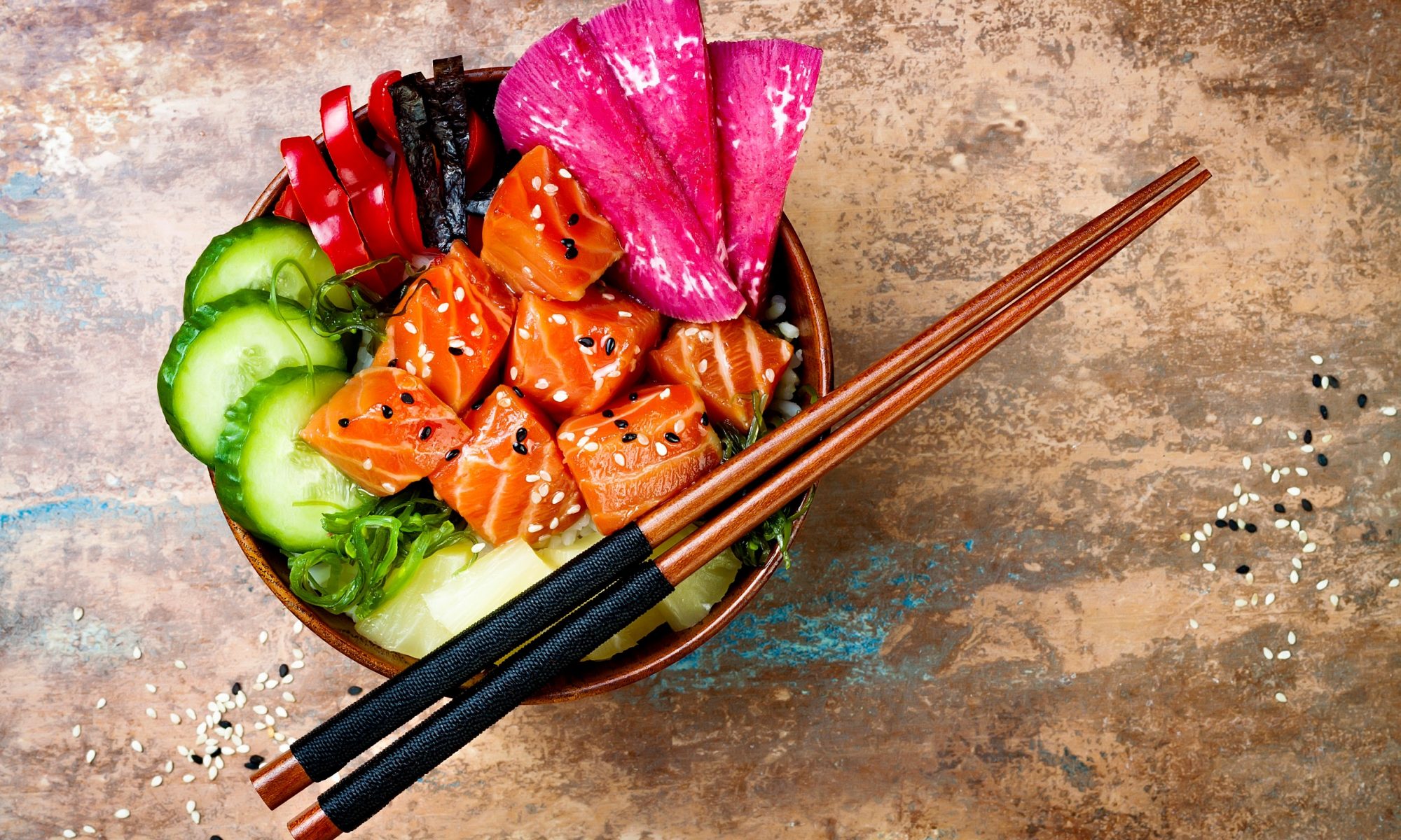 Суши-салат «Филадельфия» классический — на 14 февраля