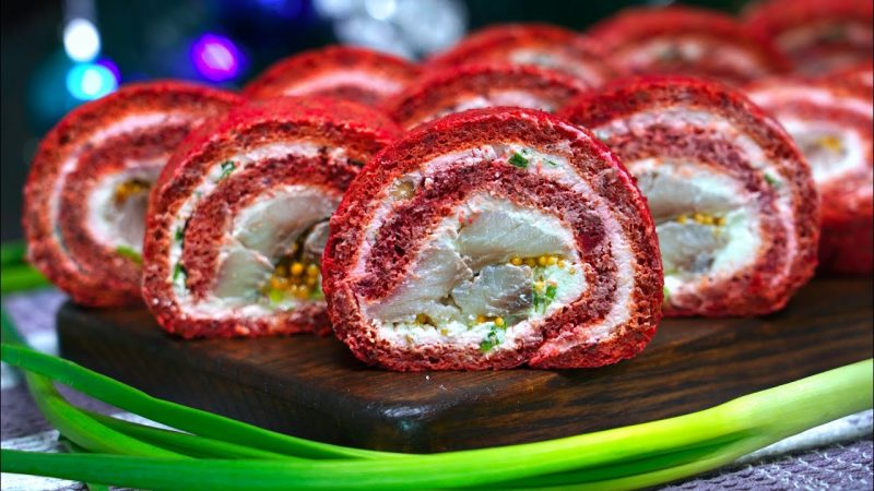 Свекольные рулетики с творожной начинкой: легкая закуска с оригинальным вкусом