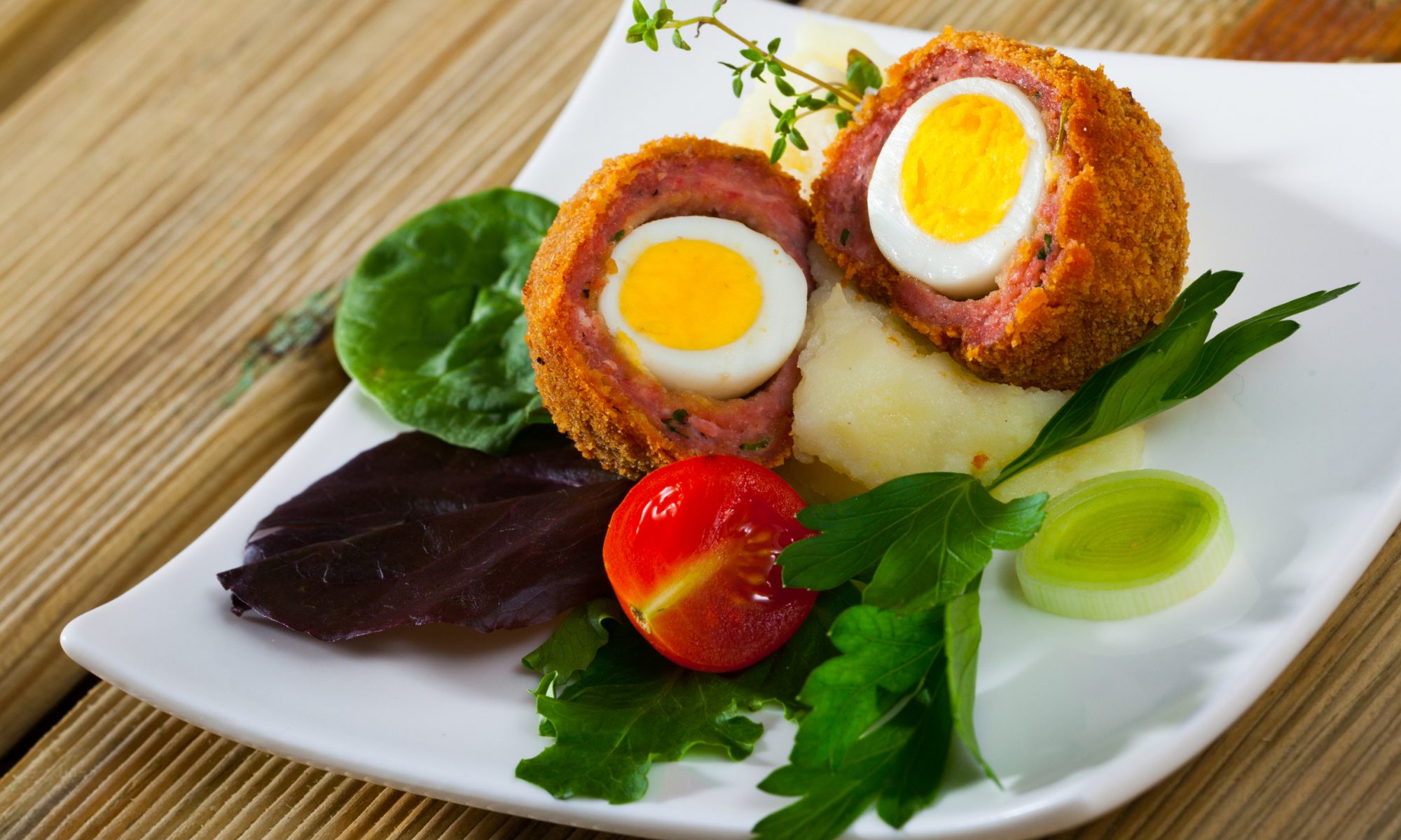 Перепелиные яйца по-шотландски