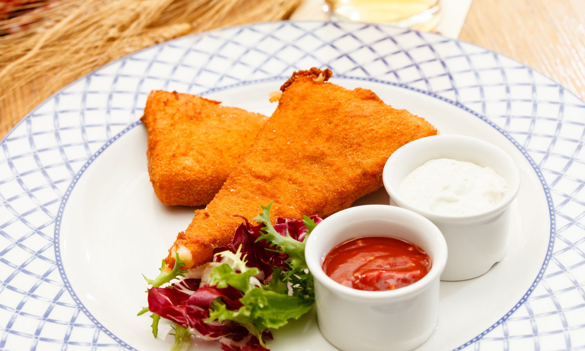 Запеченная красная рыба в хрустящей панировке